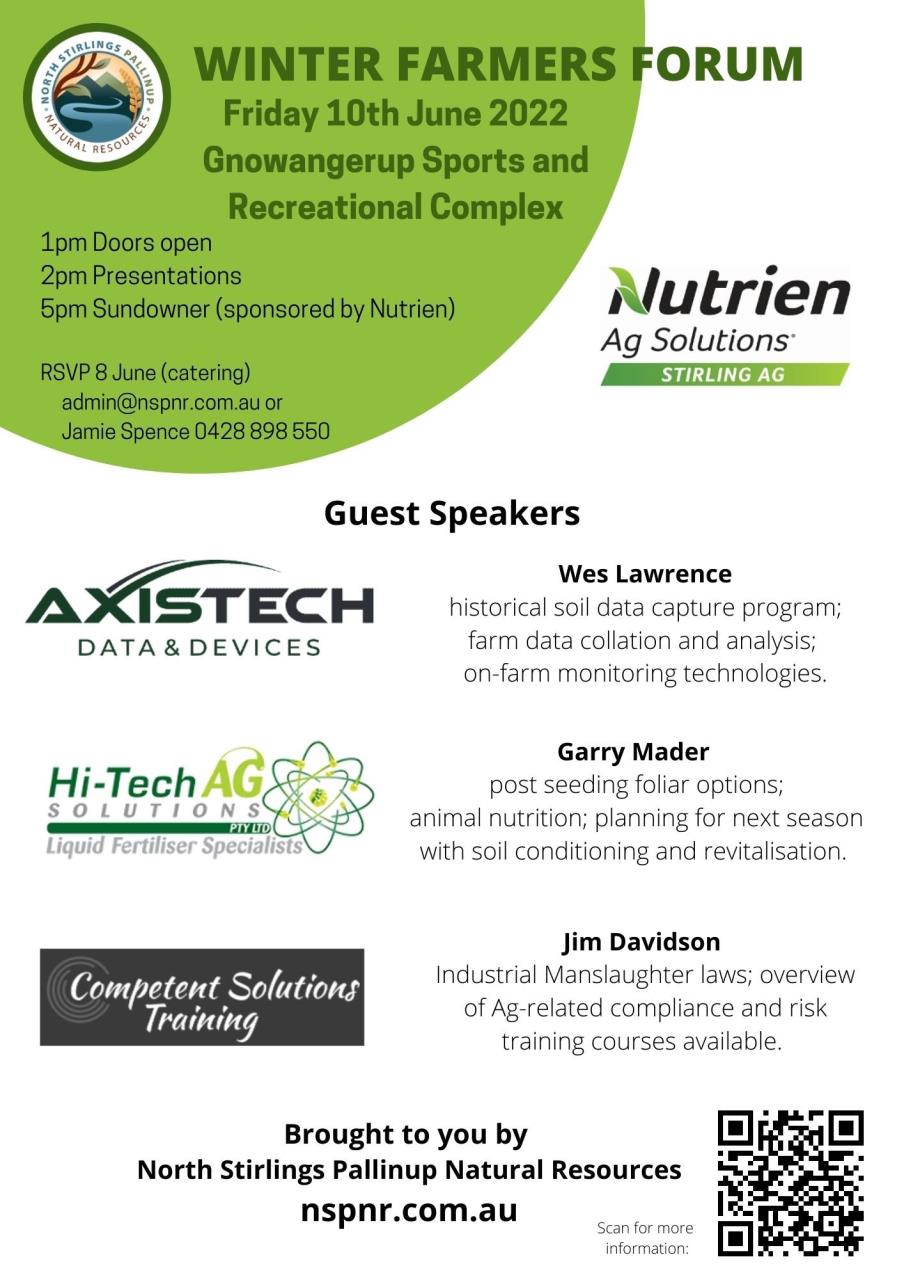 Winter Farmers Forum