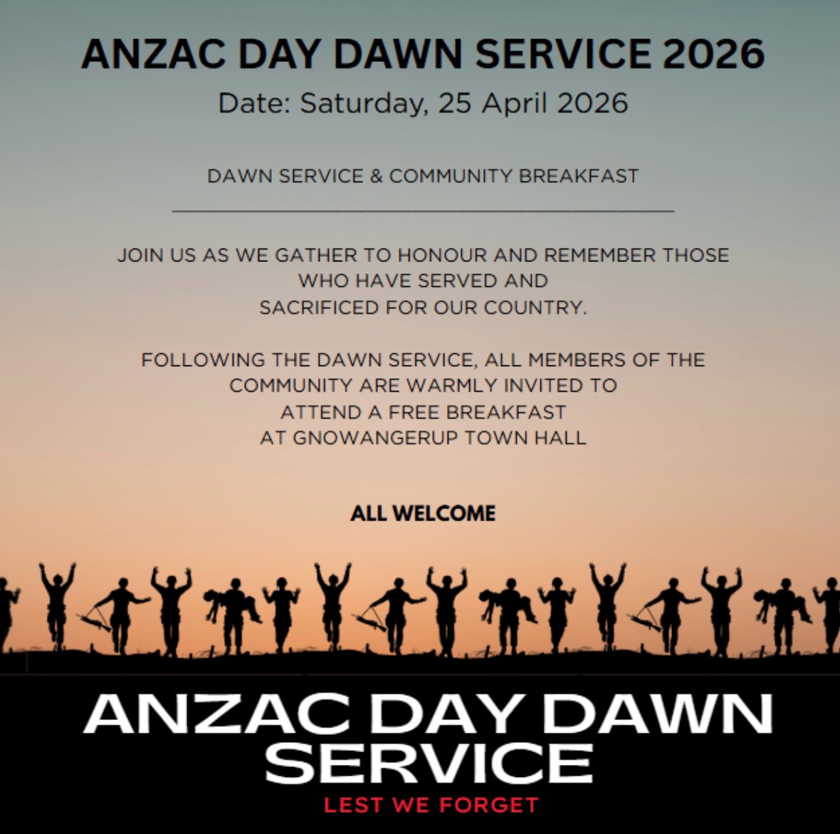 ANZAC Dawn Service