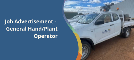 Job Advertisement - General Hand/Plant Operator