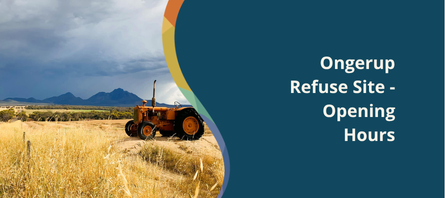 Ongerup refuse site opening hours