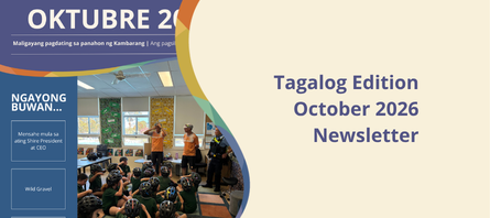First Tagalog Edition – October 2026 Newsletter