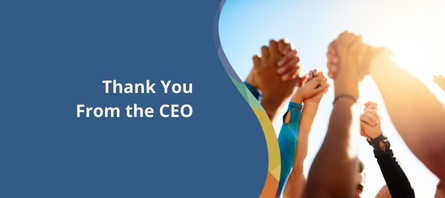 Thank you from the CEO
