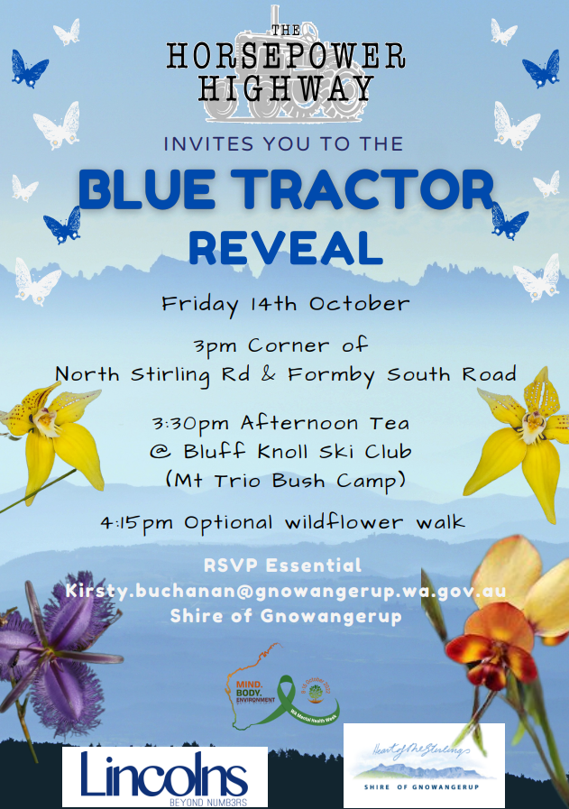 Blue Tractor Reveal